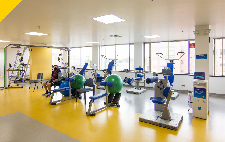 gimnasio del centro medico colsubsidio calle 63