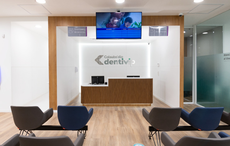 sala de espera de dentivip odontologia especializada