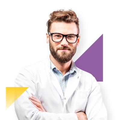 doctor de oftalmologia colsubsidio usando gafas