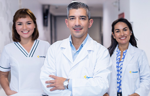 tres doctores de salud colsubsidio