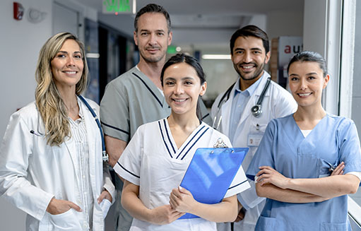 cinco especialistas de salud colsubsidio