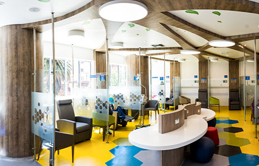 sala de la clinica infantil colsubsidio
