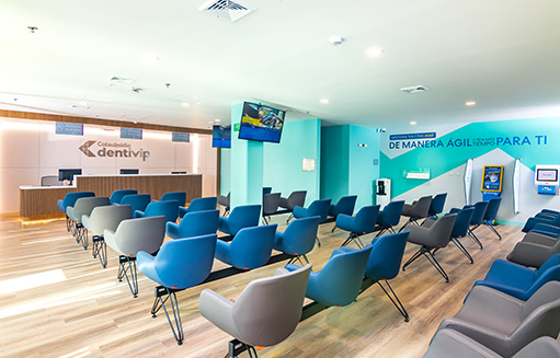 sala de espera vacia de dentivip